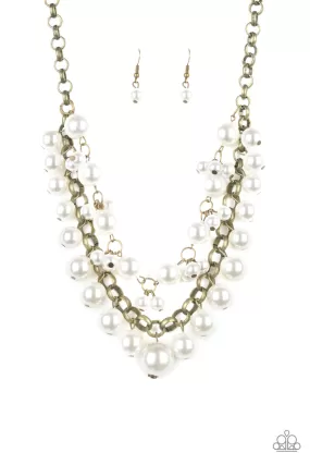 BALLROOM Service - Brass Paparazzi Necklace