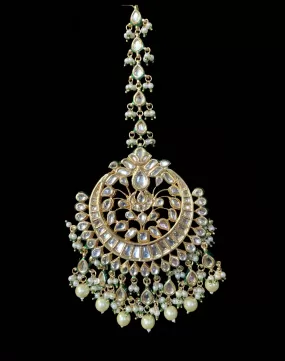 DJTK65  Savya oversized kundan tika ( SHIPS IN 4 WEEKS )   )