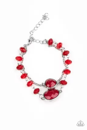 Paparazzi Crowd Pleaser - Red Bracelet