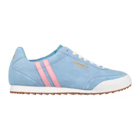 Patrick Rio Suede Trainers Sky/Pink