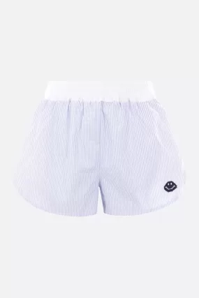 striped seersucker shorts