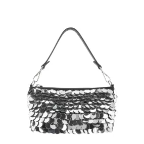 TILLY HANDLE BAG - SILVER SEQUIN