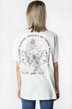 Womens Enygma Oversized The Future is Made Bright T-Shirt